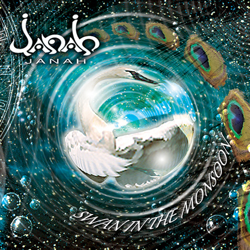 Janah Swan in the Monsoon CD jacket cover design