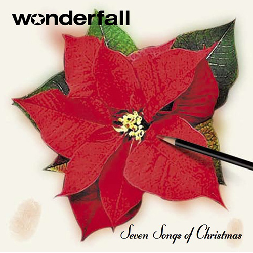 Wonderfall Seven Songs of Christmas CD cover design